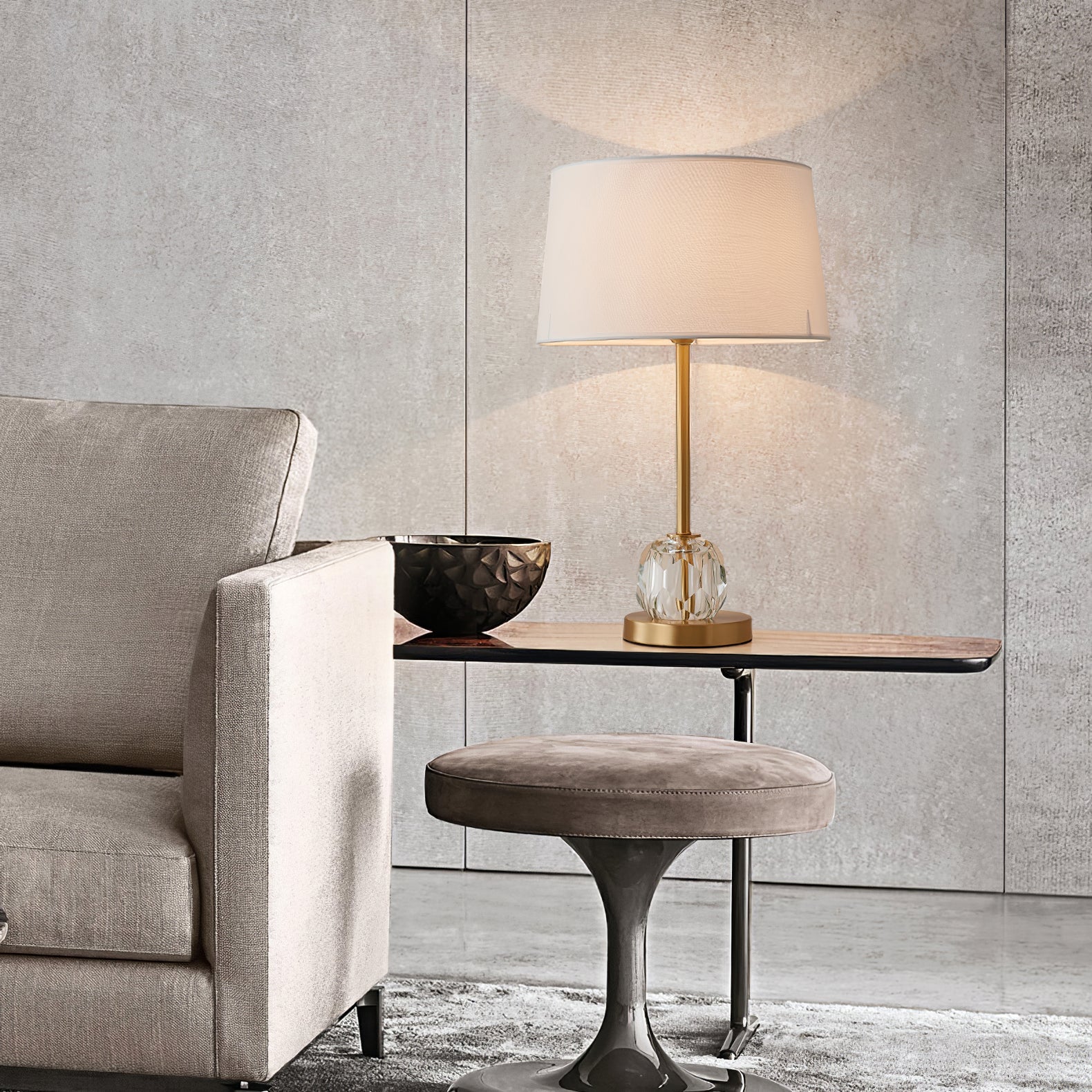 Clom Table Lamp - Modern LED Desk Lamp with Adjustable Brightness & Color Temperature for Home Office, Bedroom, and Study Room | Perfect for Reading, Working, and Relaxing