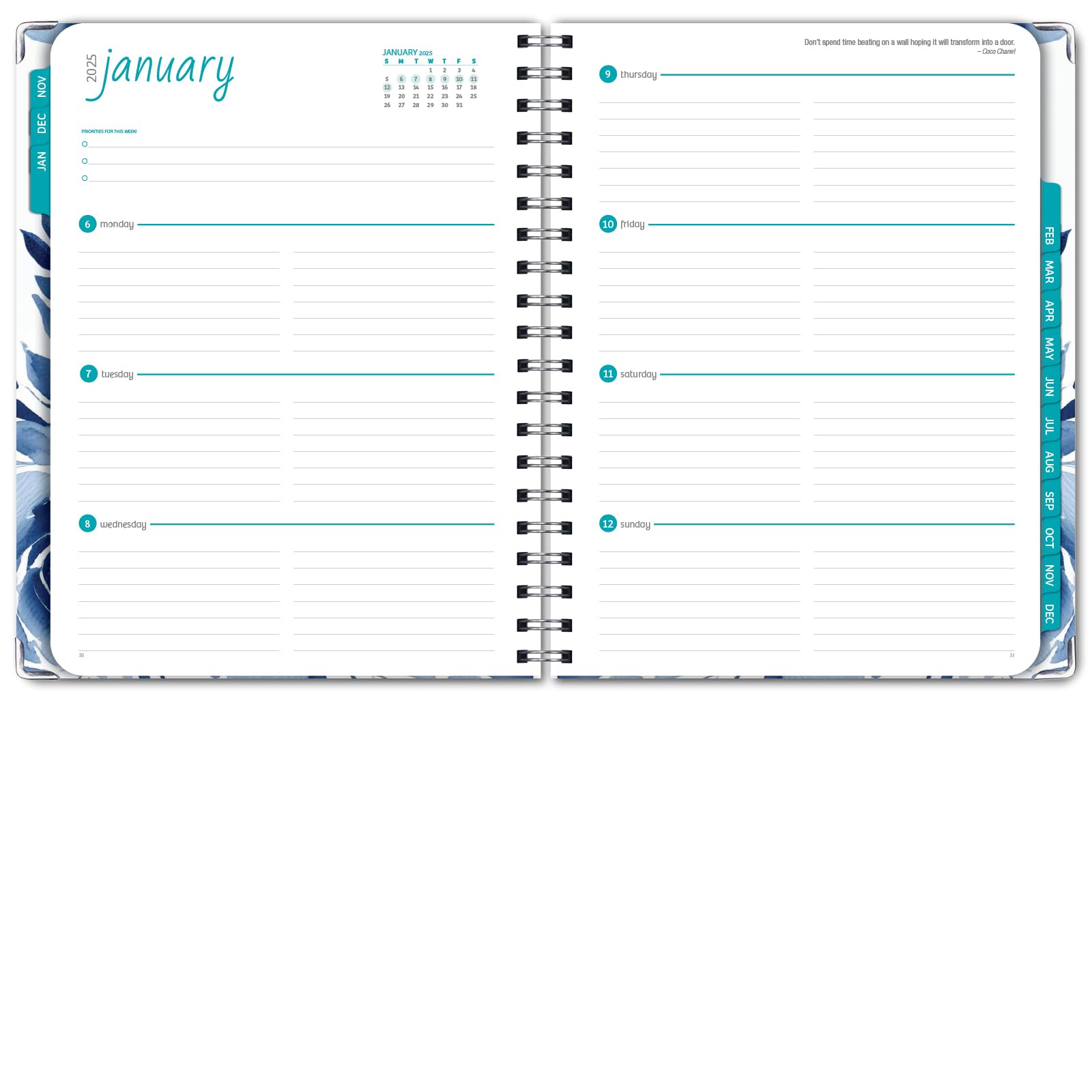 2025 Hardcover Planner 8.5