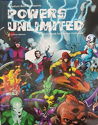Powers Unlimited One (Heroes Unlimited) - Superhero Role-Playing Game Book for Tabletop RPG Adventures | Perfect for Game Nights & Comic Book Enthusiasts