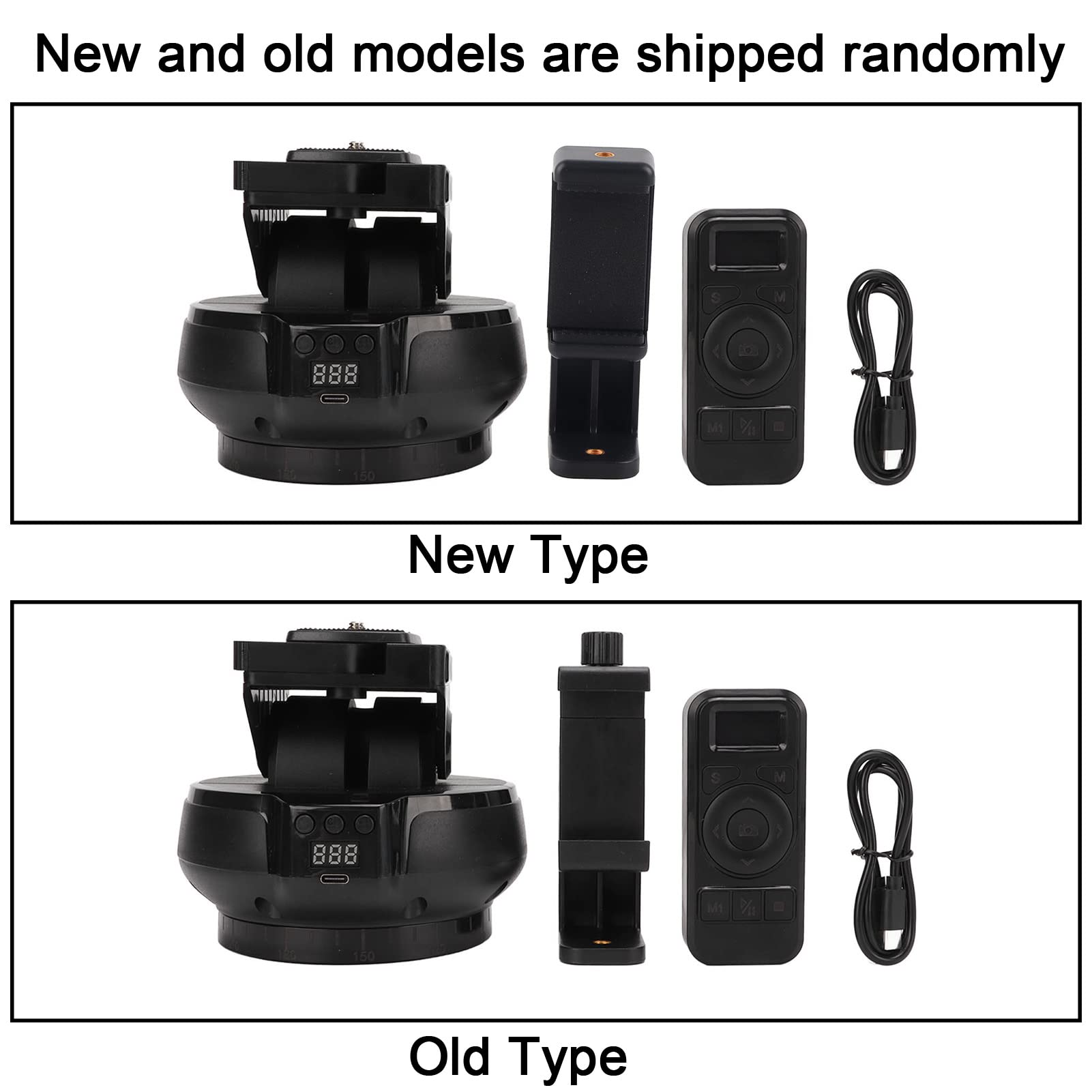YT1200 Motorized Camera Pan Tilt Head - 360° Rotation Remote Control Tripod Mount for DSLR, SLR & Smartphones | Perfect for Vlogging, Live Streaming & Time-Lapse Photography