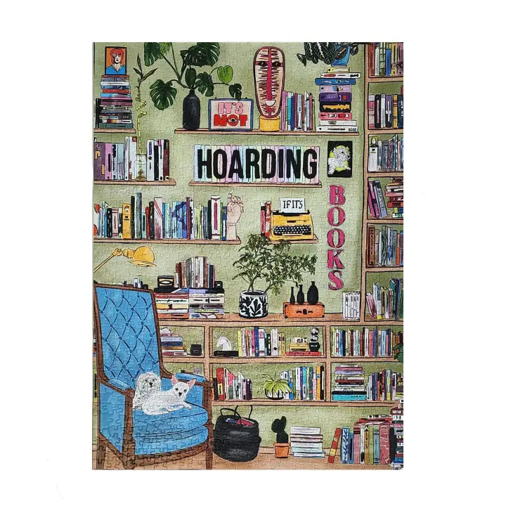 1000 Piece Jigsaw Puzzle - Book Lover's Collection | Perfect for Relaxation & Family Game Night
