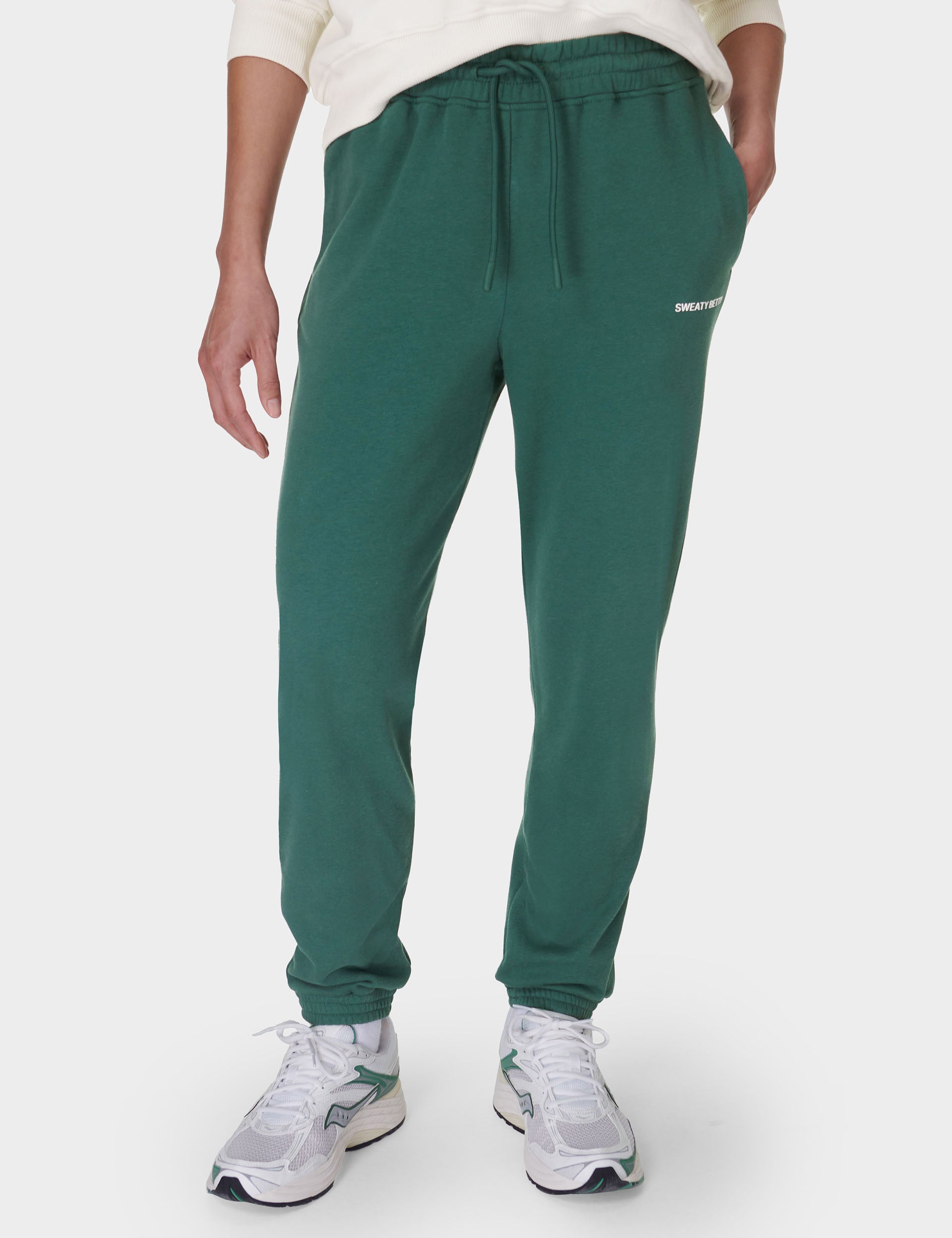 Revive Relaxed Jogger Pants for Women - Glade Green Comfortable Lounge & Workout Pants | Perfect for Yoga, Running, and Casual Wear