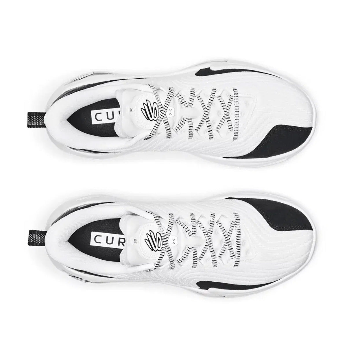 Curry 12 'White Black' Basketball Shoes - High-Performance Men's Sneakers for Indoor & Outdoor Courts | Perfect for Training, Games & Casual Wear