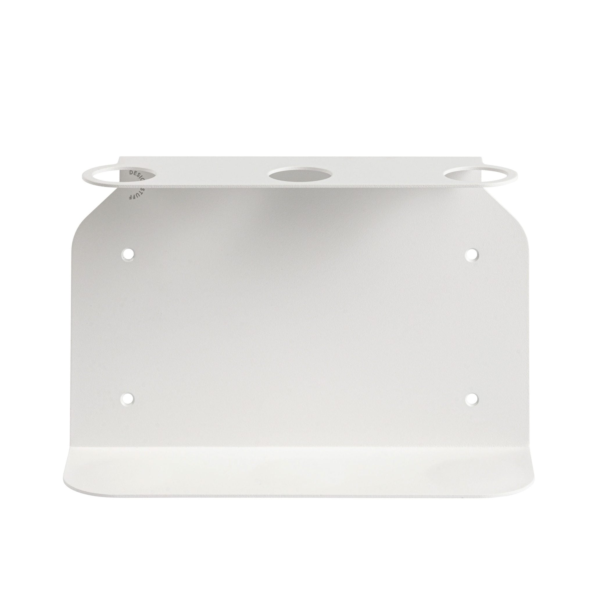 Triple Soap Dispenser Holder - 3 Bottle Organizer for Bathroom Countertop | White Ceramic Soap Pump Stand | Perfect for Kitchen, Bathroom, and Vanity Organization