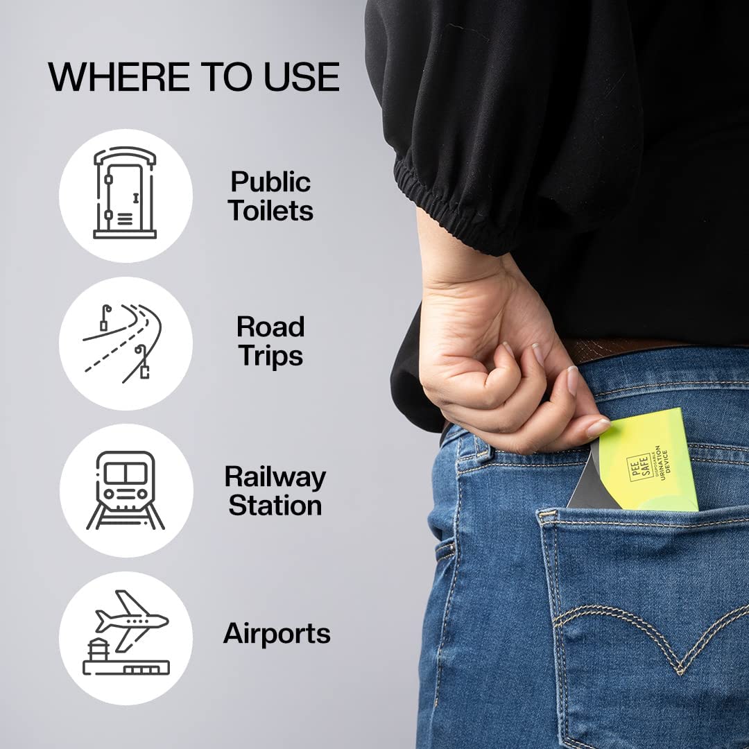 Pee Safe Foldable & Disposable Female Urination Device - 36 Pack | Portable Female Urinal for Women, Pregnant Ladies, Arthritis Patients & Travelers | Compact & Hygienic | Reduces UTI Risk | Perfect for Camping, Hiking, Road Trips & Public Restrooms