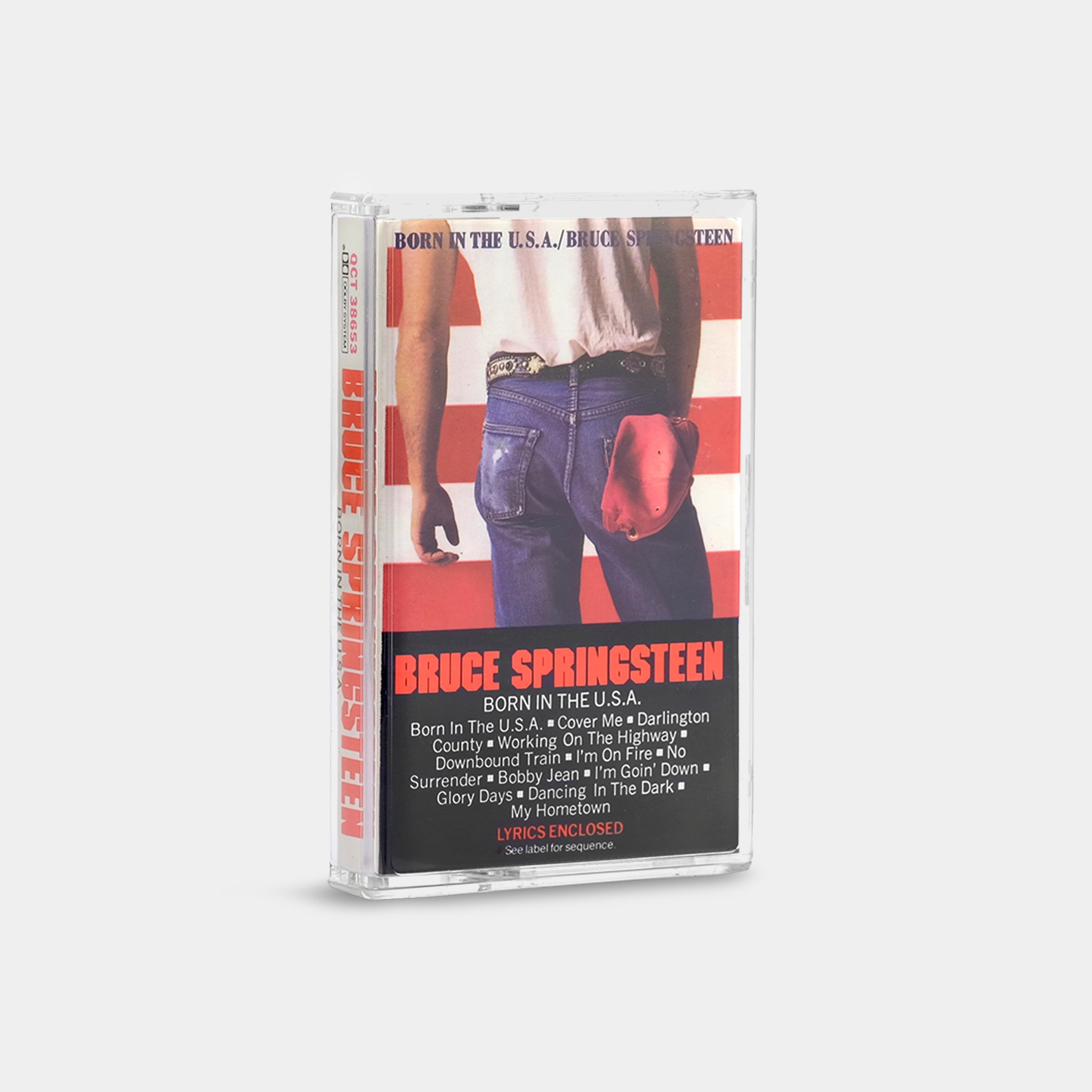 Bruce Springsteen Born In The USA Cassette Tape - Vintage Music Collectible, Classic Rock Album for Cassette Players, Road Trips & 80s Nostalgia