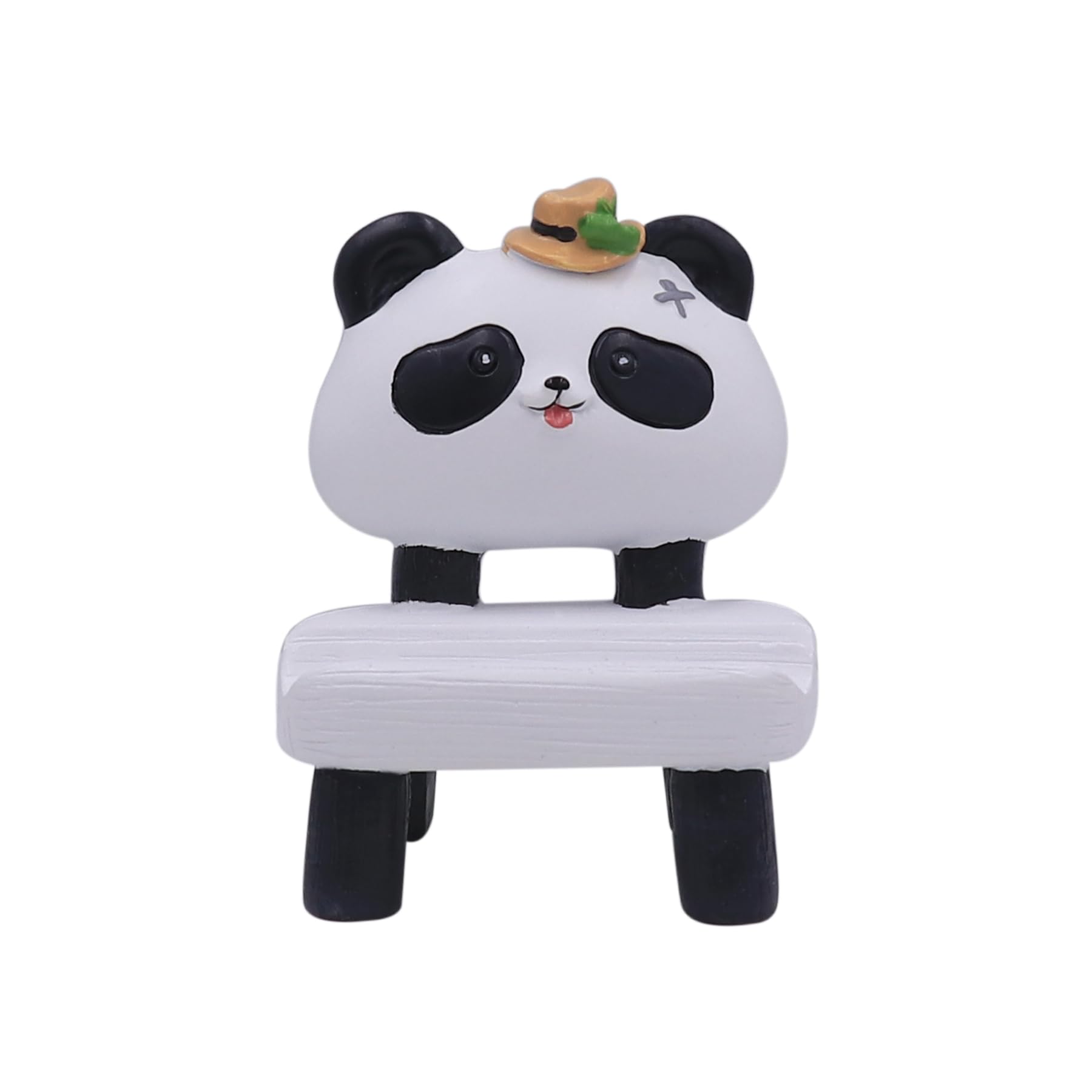 Funny Panda Cat Puppy Phone Stand - Universal Desk Holder for All Phones & Tablets | Cute Animal Desk Ornament for Office, Home, Bedroom Decor