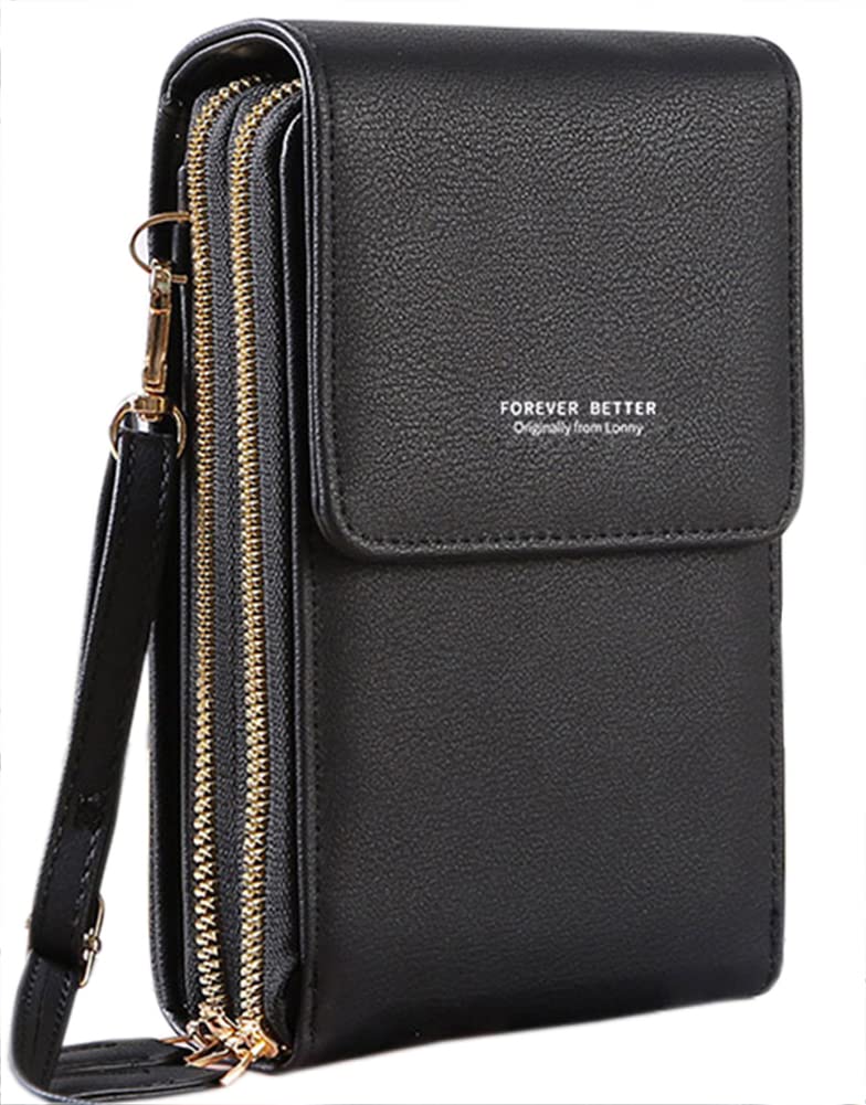 Stylish Women's Crossbody Bag with Multiple Pockets - PU Leather Phone Purse & Wallet Organizer - Perfect for Travel, Shopping, and Everyday Use