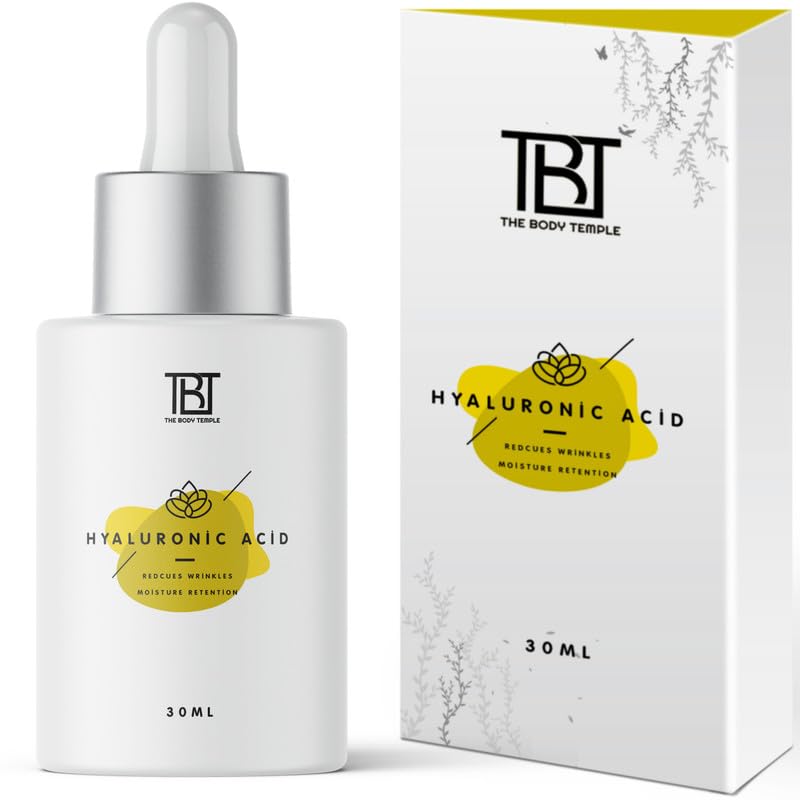 2% Hyaluronic Acid Serum for Face - Intense Hydration for Plump, Glowing Skin | Anti-Aging Moisturizer for Dry, Oily & Normal Skin Types | Men & Women | 30ml - Perfect for Daily Skincare Routine & Nighttime Hydration Boost