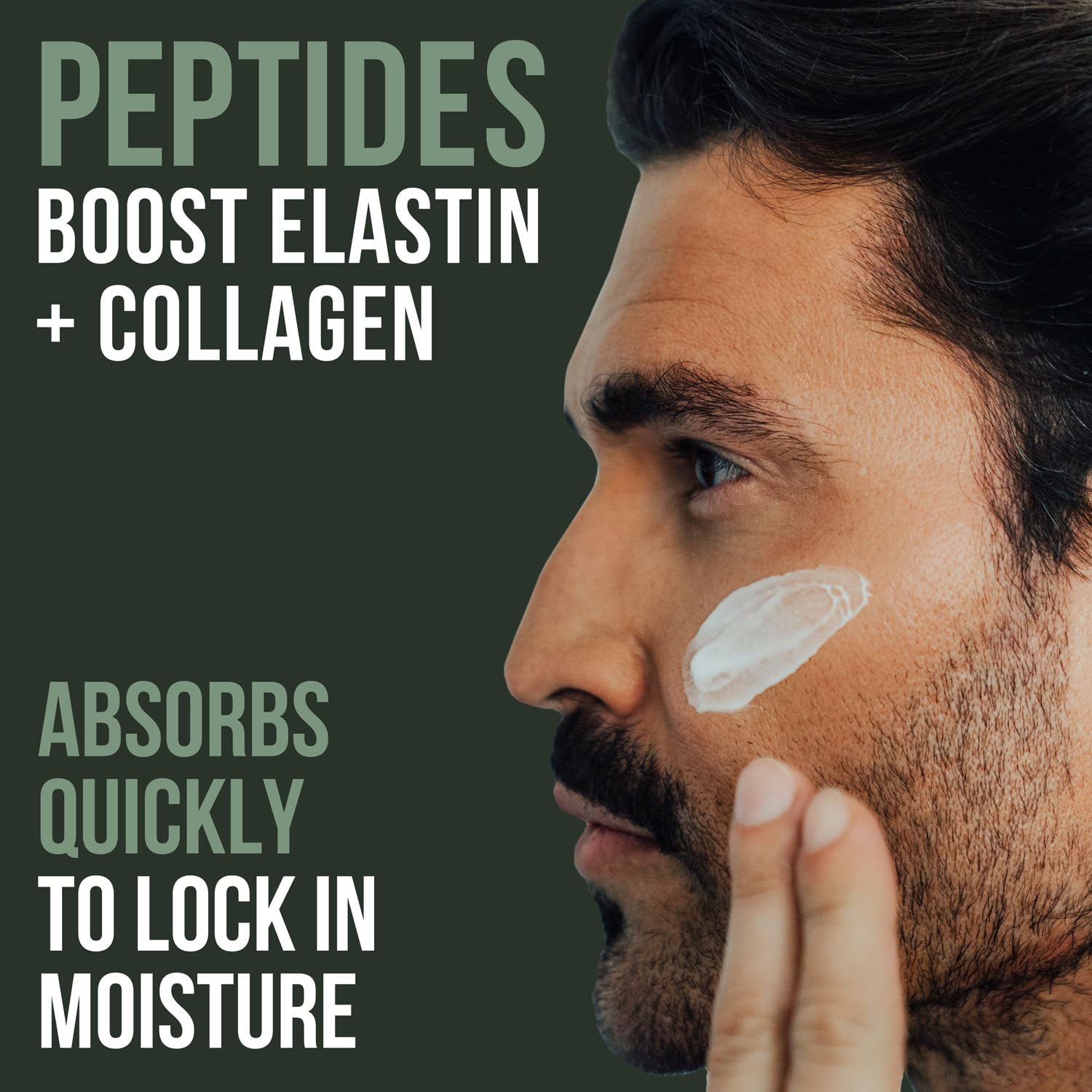 RUGGED & DAPPER Age Defense Men's Face Moisturizer 4oz - Hydrating Unscented Face Lotion with Anti-Aging Formula for Clear Skin | Natural Ingredients | Made in USA | Daily Skincare Routine for Men | Pre-Shave & Post-Shave Moisturizer | Perfect for Dry & Sensitive Skin