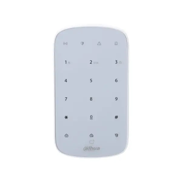 Dahua ARK30T W2 Wireless Alarm Keypad - Home Security System Control Panel for Smart House & Business Use
