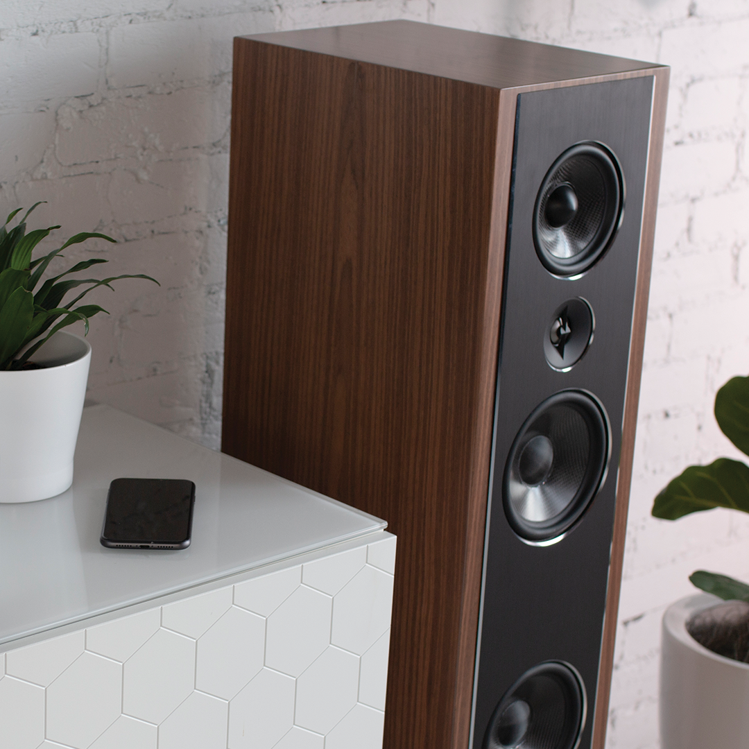 PSB Synchrony T600 Tower Speakers (Pair) - High-End Floor Standing Speakers for Home Theater & Audiophile Music Listening - Perfect for Living Room, Home Theater & Stereo Setup