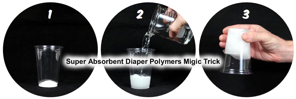 Super Absorbent Sodium Polyacrylate Powder - 50g Bulk Polymer for Water Retention, Gardening, and DIY Crafts | Ideal for Plant Water Crystals, Floral Arrangements & Science Experiments