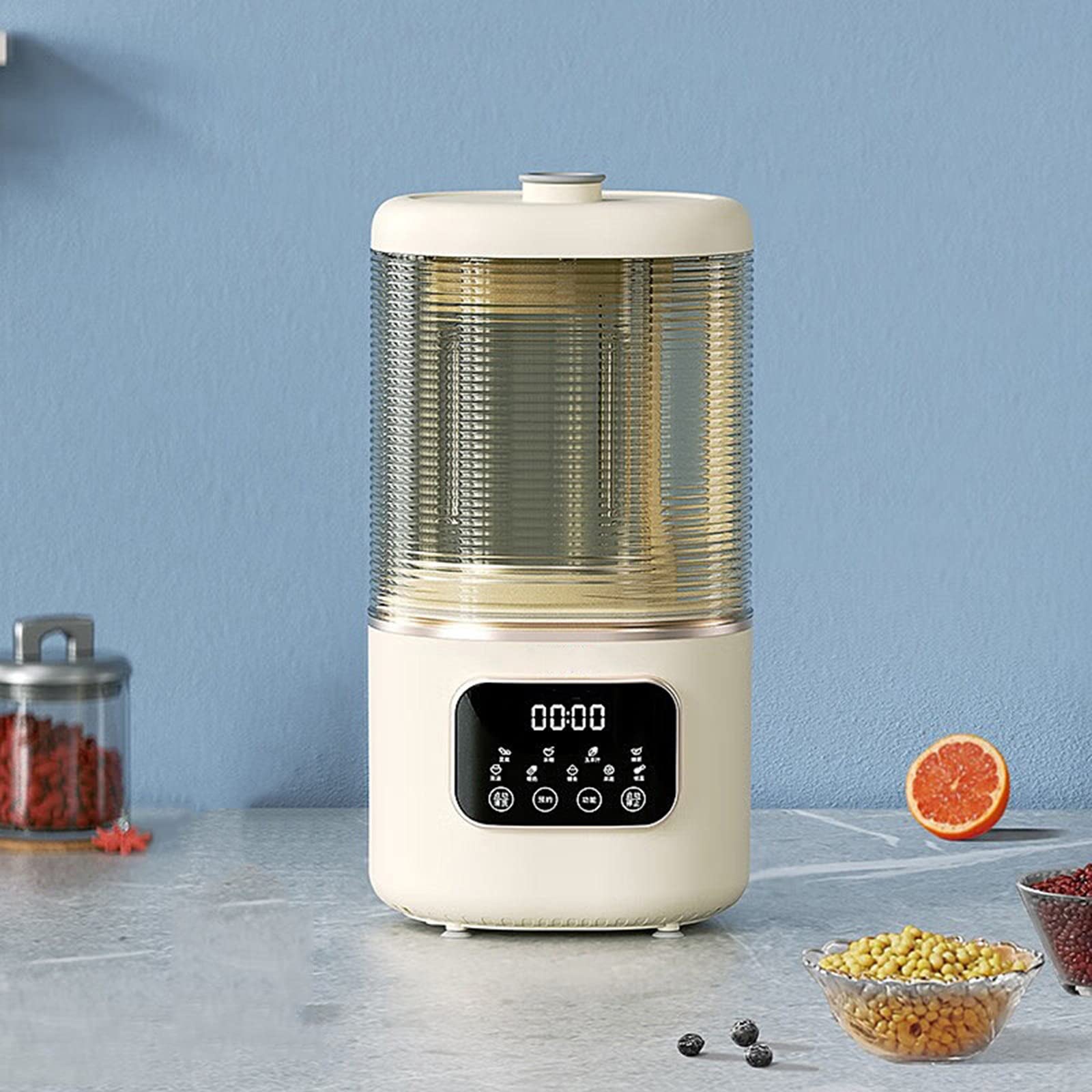 QBREZA Quiet Wall Breaking Blender - Automatic Soy Milk Maker, Multi-Function Cooking Machine for Home Use | Perfect for Healthy Breakfast, Smoothies & Hot Soups