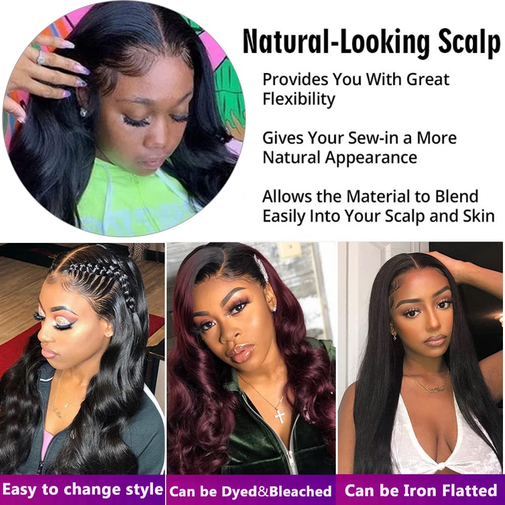 12A Brazilian Body Wave 100% Unprocessed Human Hair Bundles with Closure (18 20 22 Inches + Free 18