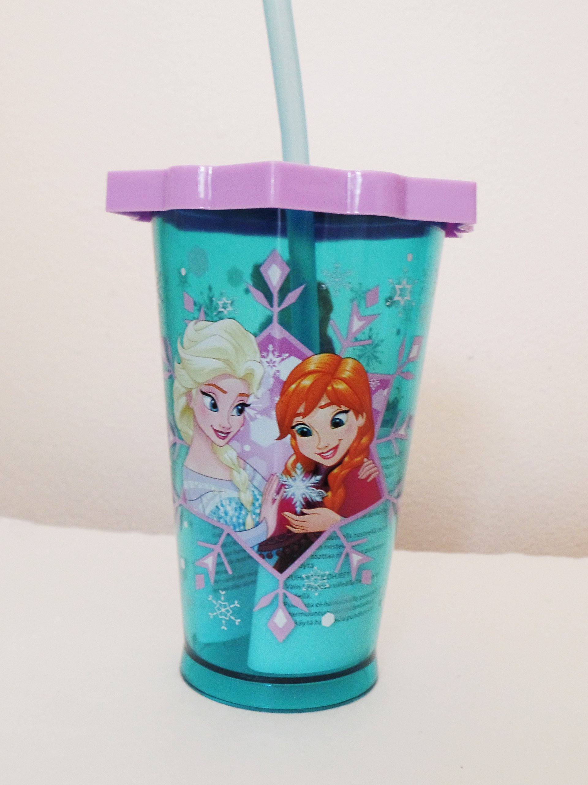 Disney Frozen Anna Elsa Olaf Stainless Steel Tumbler with Lid and Straw - 20oz Insulated Cup for Kids, Hot & Cold Drinks - Perfect for School, Travel, and Birthday Gifts