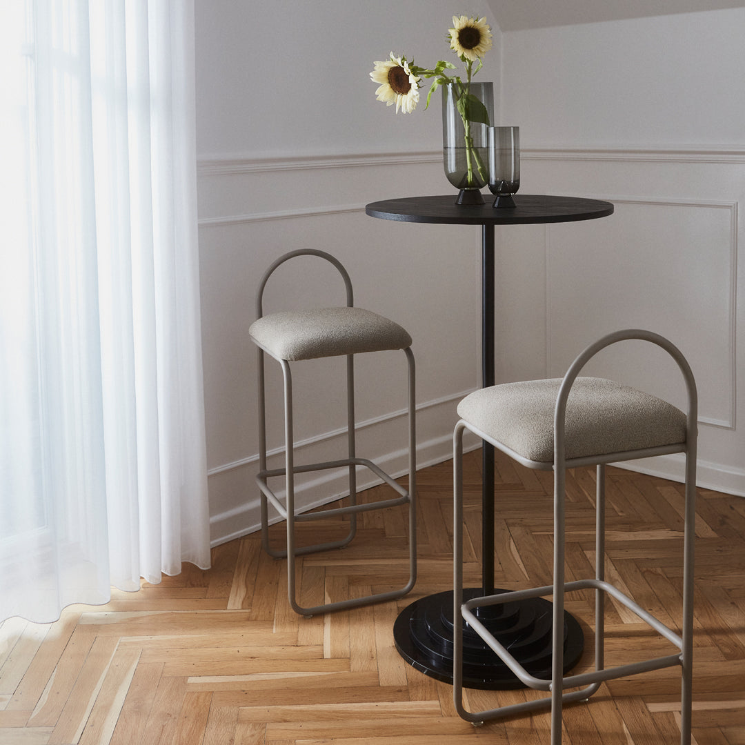 Angui Counter Height Bar Stool - Modern Kitchen Island & Breakfast Bar Stool for Home, Restaurant, and Cafe Use