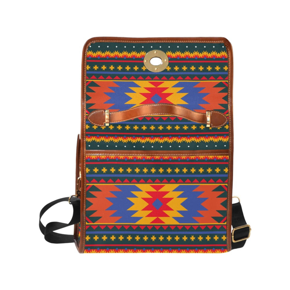 Sunset Trail Waterproof Canvas Bag - Durable Outdoor Backpack for Hiking, Camping & Travel - Perfect for Adventure Enthusiasts