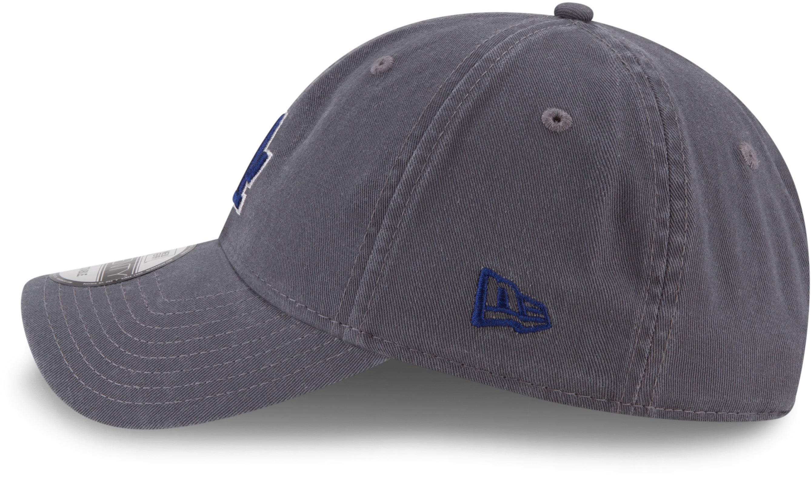 Los Angeles Dodgers New Era 9Twenty MLB Core Classic Graphite Baseball Cap - Adjustable Snapback Hat for Men & Women - Perfect for Baseball Games, Streetwear Fashion & Casual Outfits