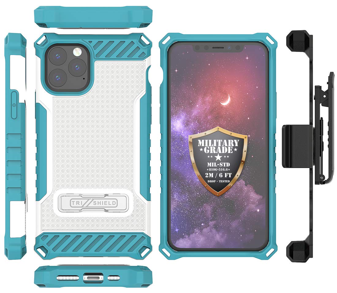 Military Grade Rugged Case with Clip for iPhone 11 Pro Max (2019, 6.5