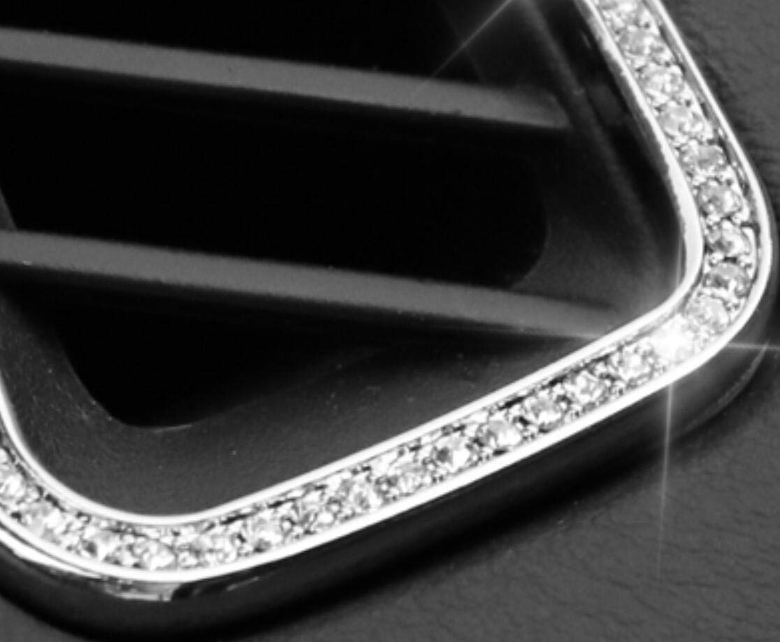 Nissan Sylphy Sentra 2019-2022 Car Interior Trim Bling Accessories - Silver Crystal Air Vent Stickers for Stylish Ride