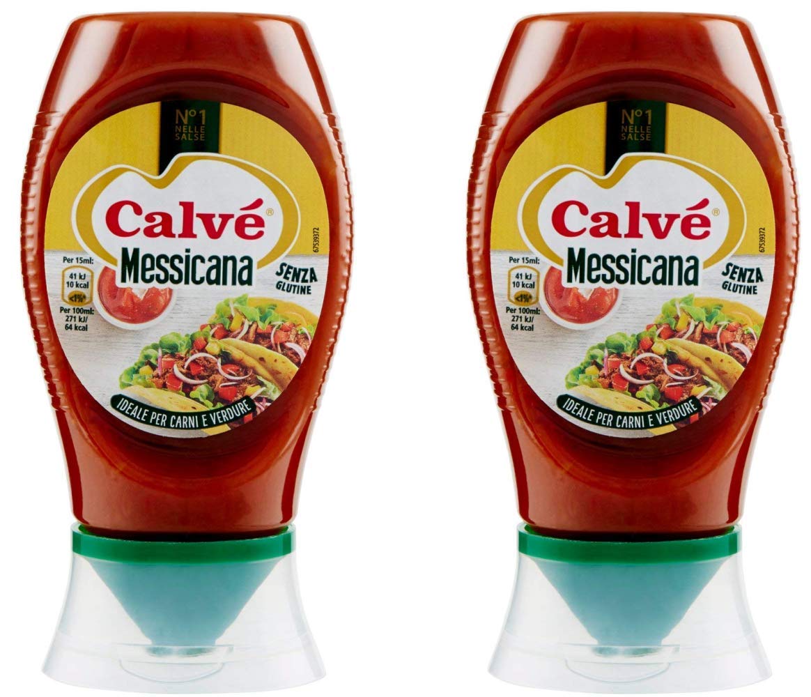 Calvé Mexican Gluten-Free Italian Mayonnaise - 250ml Bottle (Pack of 2) | Perfect for Sandwiches, Salads & Homemade Sauces