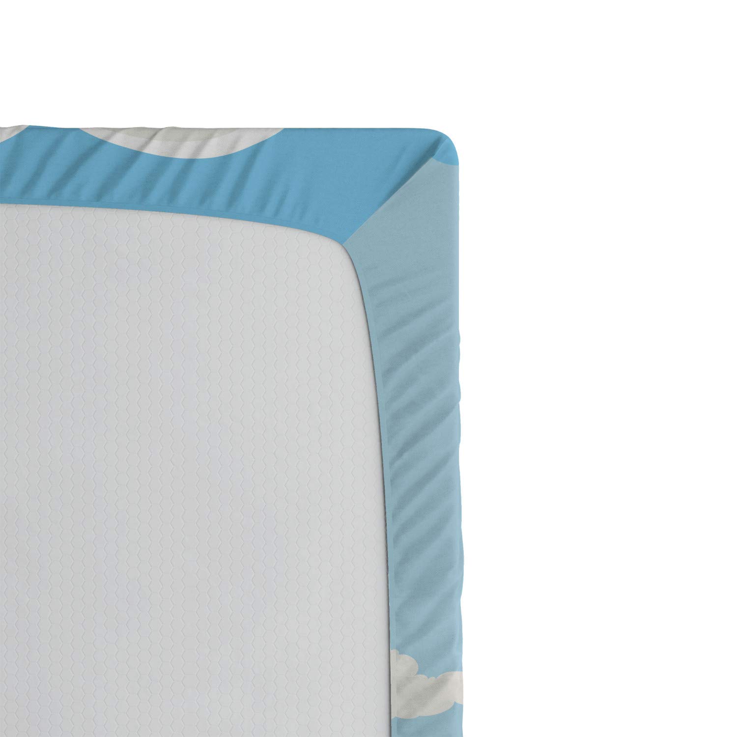 Ambesonne Circus Fitted Sheet - Full Size Colorful Bedding with Deep Pocket Elastic, Summer Entertainment Theme | Perfect for Kids' Rooms, Themed Parties & Circus Lovers