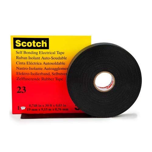 3M 23 Rubber Splicing Electrical Tape - 30 Mil Thick, 3/4