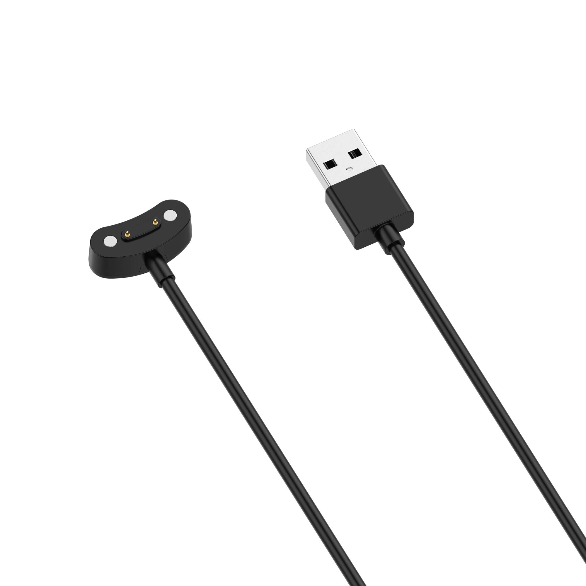 Original Ticwatch Pro 5 Charger Replacement - 3.3ft USB Magnetic Charging Cable (2-Pack, Black) | Fast Charging Cord for Ticwatch Pro 5 Smartwatch | Perfect for Home, Office & Travel Use