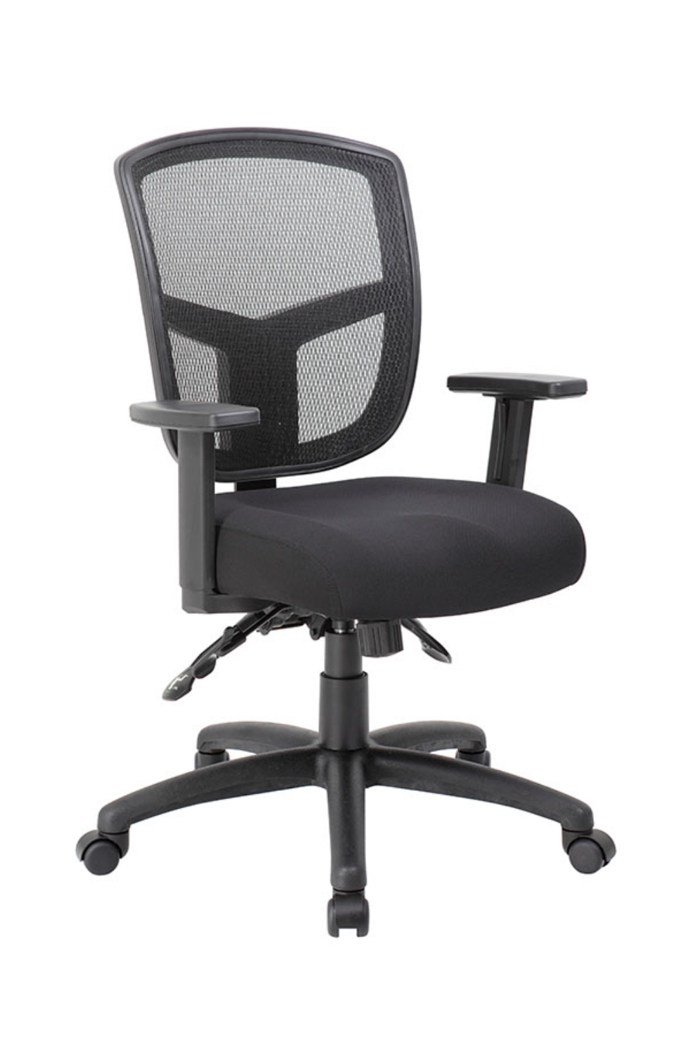 Boss Contract Mesh Task Chair B6023 - Ergonomic Office Chair with Adjustable Height & Lumbar Support for Home & Business Workspaces