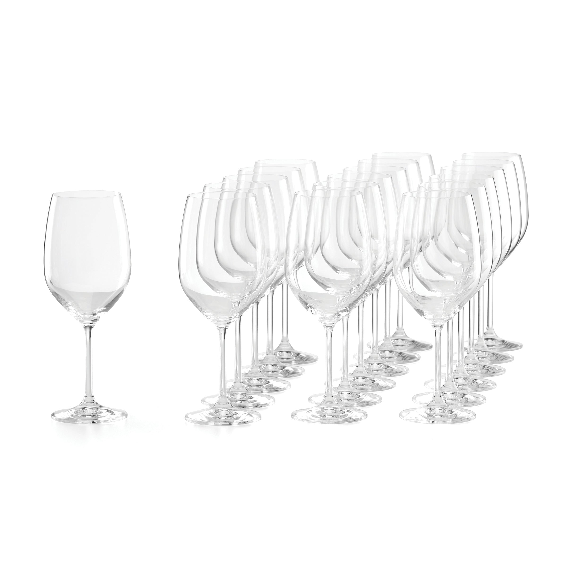 Premium Tuscany Classics 18-Piece White Wine Glass Set – Elegant Stemware for Dinner Parties, Weddings & Entertaining
