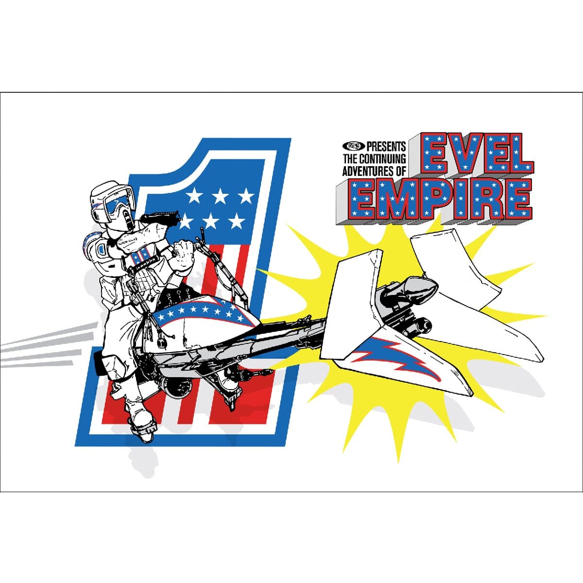 Sket One Evel Empire 13x19 Giclee Art Print - Premium Wall Decor for Living Room, Bedroom & Office | Unique Graffiti Artwork for Home & Office Decoration