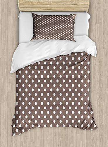 Warm Taupe and White