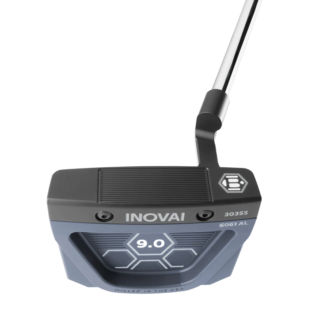Bettinardi 2024 Inovai 9.0 Mini Plumber's Neck Custom Golf Putter - Premium Mallet Putter for Precision Putting on Greens