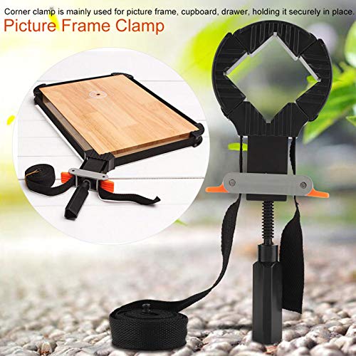 Quick Release Band Clamp for Woodworking - Heavy Duty Strap Clamp with Frame Holder for Picture Frames, DIY Projects & Furniture Making | Easy Adjustable Belt Clamp for Secure Woodworking & Crafting