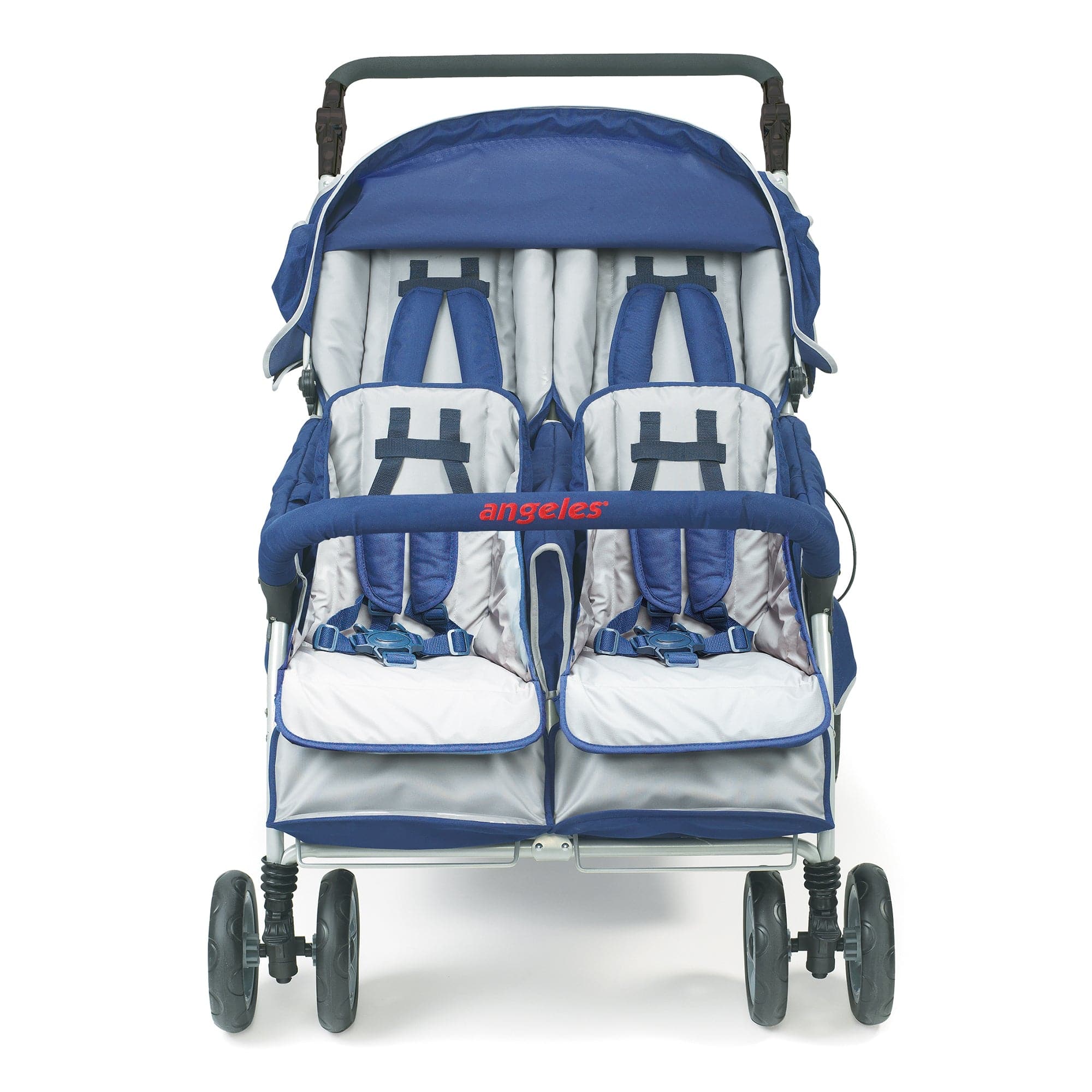 Bye Bye® 4 Passenger SureStop Stroller by Angeles - Lightweight Quad Stroller for Toddlers & Infants - Perfect for Shopping, Travel & Family Outings