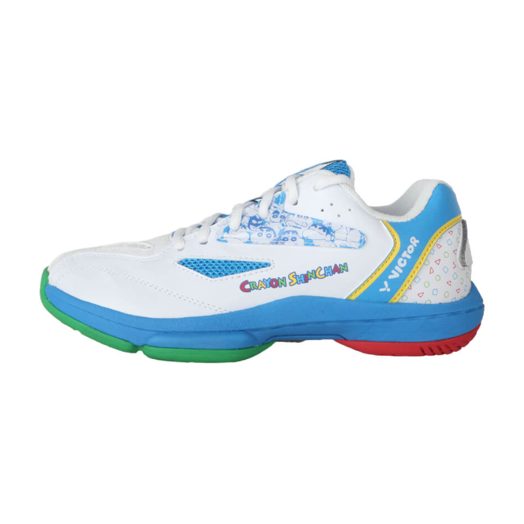 Victor A39JRCS Crayon Shinchan Kids' Sneakers - Lightweight & Comfortable Junior Court Shoes for Boys & Girls - Perfect for School, Playground & Daily Activities