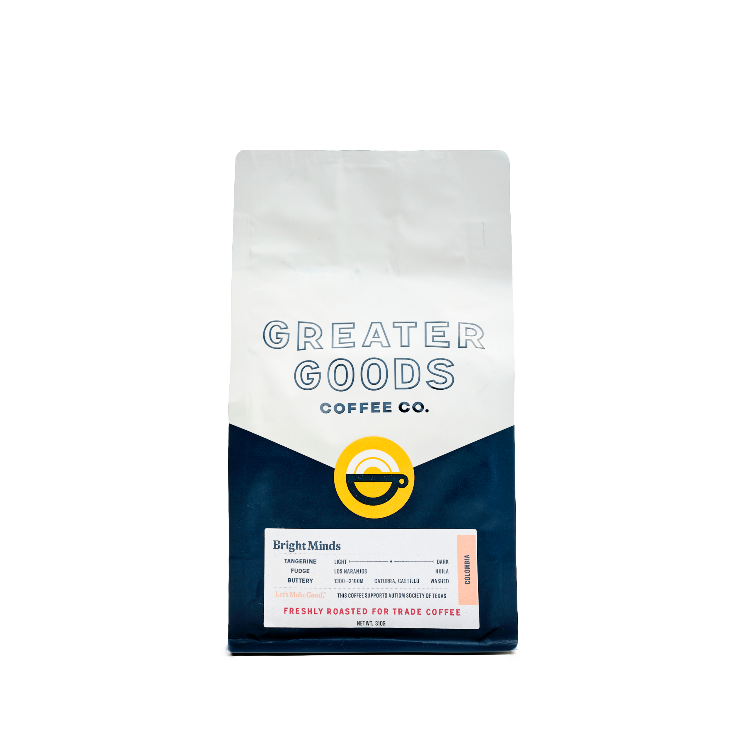 Bright Minds Colombian Coffee - Premium Single Origin Arabica Beans for Rich Flavor & Aroma - Perfect for Home Brewing, Office Use & Gifting