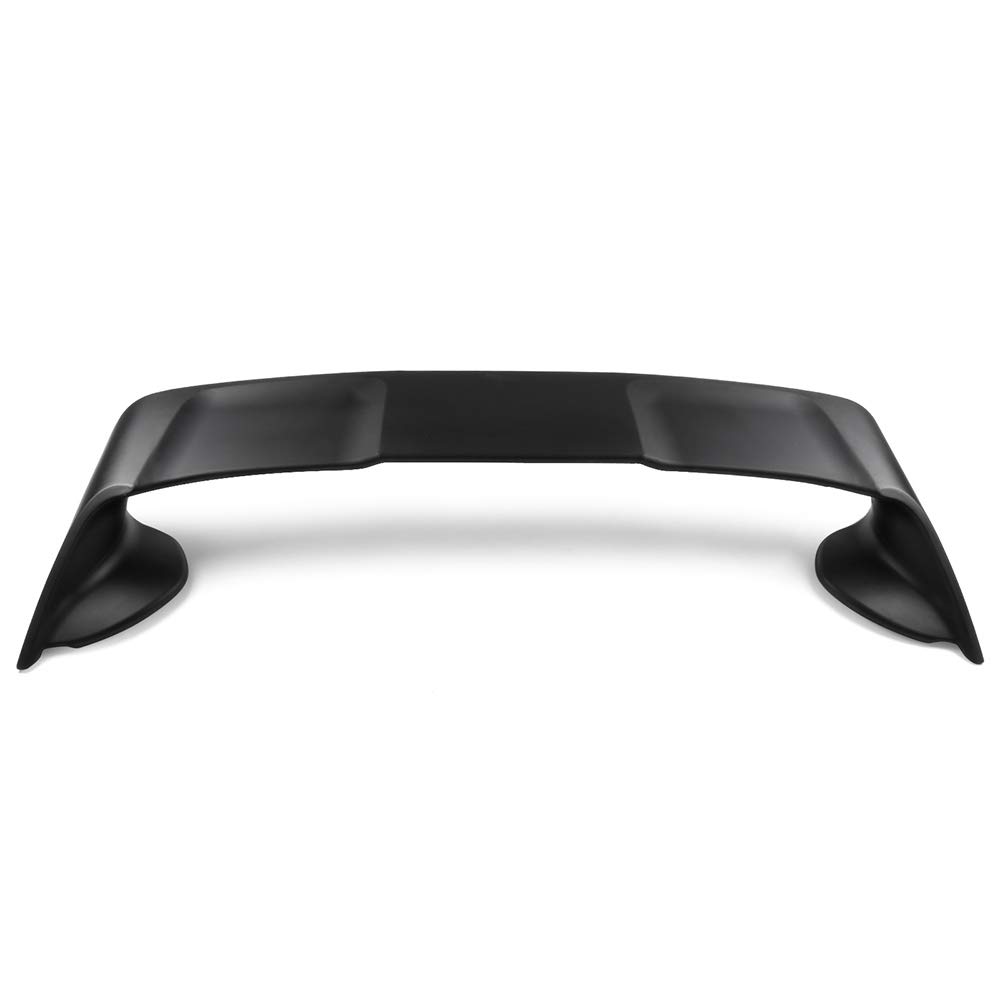 ABS Rear Trunk Lip Spoiler for 2008-2017 Mitsubishi Lancer EVO X - Matte Black Boot Wing Spoiler - Enhances Aerodynamics & Sporty Look for Street Racing & Car Shows