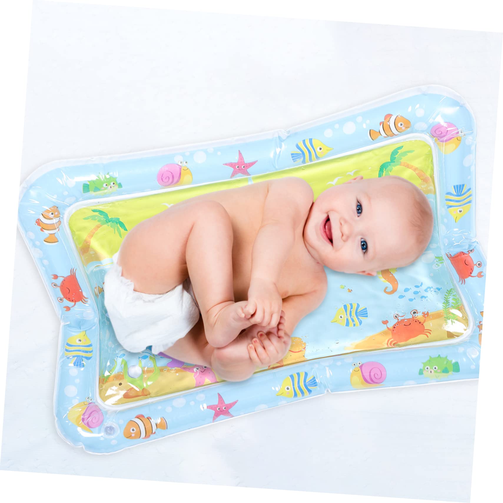 **Wakauto Inflatable Baby Water Play Mat - PVC Non-Slip Water Pad for Toddlers, Kids Pool & Beach Toys - Perfect for Outdoor Summer Fun, Backyard Splash Play, and Indoor Sensory Activities**