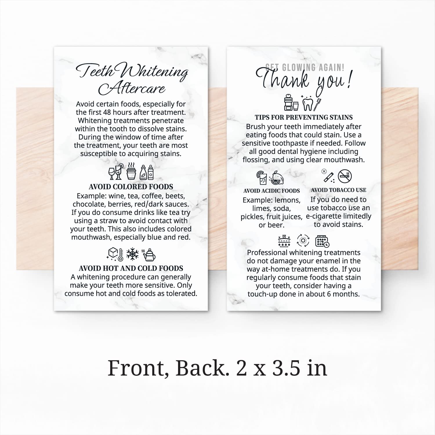 100 Pack 2 x 3.5