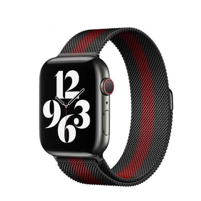 Durable Nylon Loop Strap for Apple Watch 38mm 40mm 41mm 42mm 44mm 45mm - Comfortable Replacement Band for Workout, Running & Daily Use