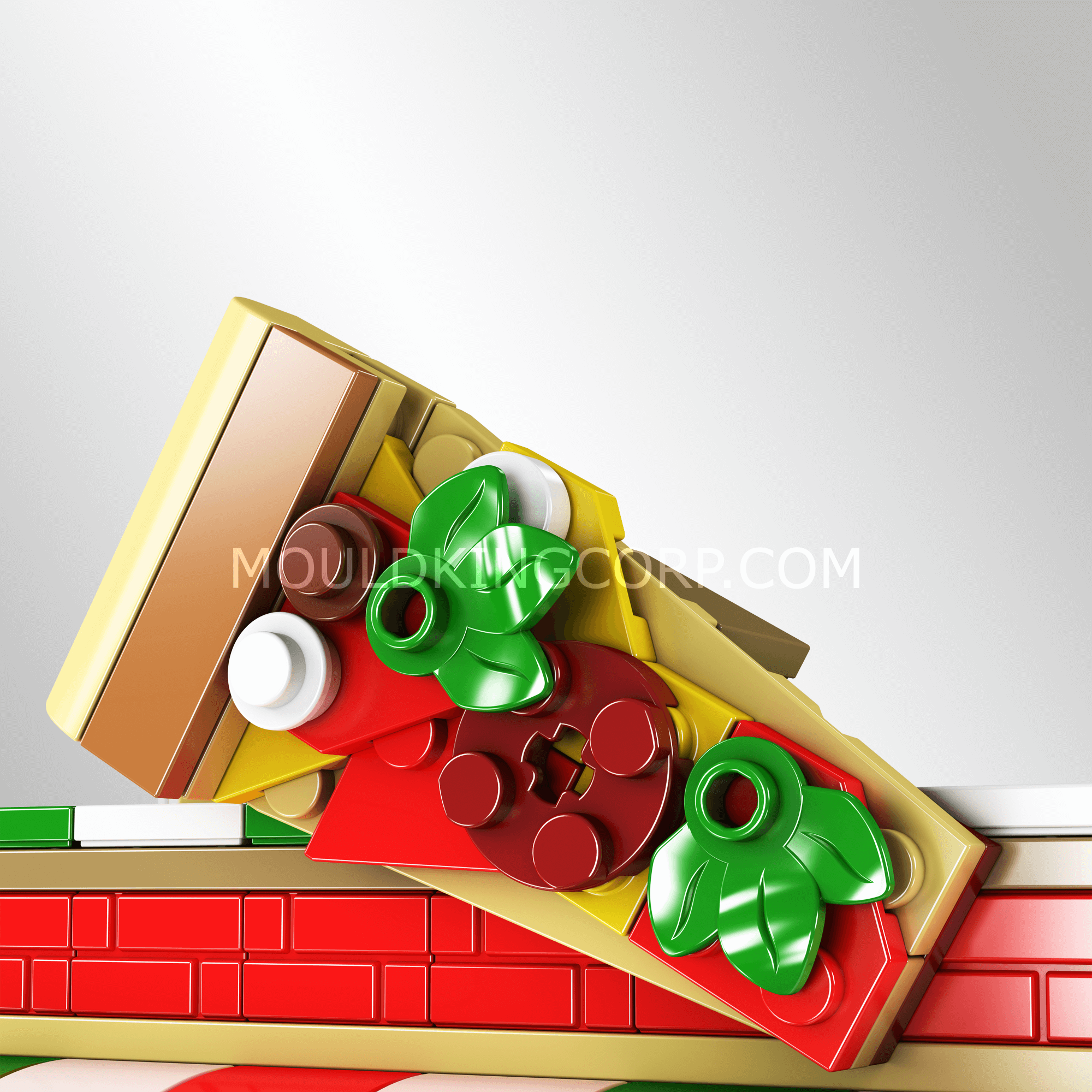 Mould King 24031 Pizza Store Building Blocks Toy Set - 246 Pieces Creative Construction Kit for Kids & Adults | Perfect for Birthday Gifts, STEM Learning & Family Bonding Activities