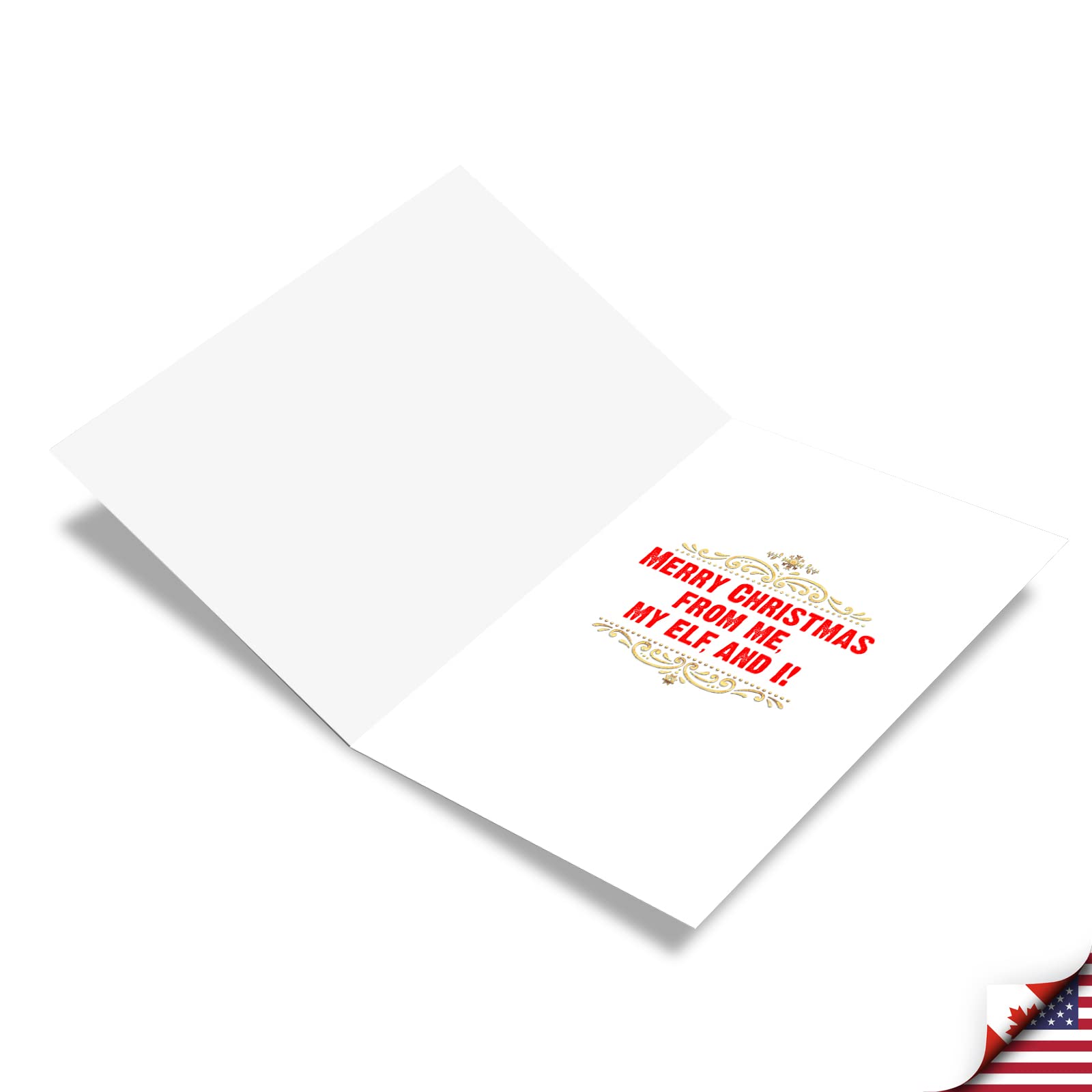 12 Funny Christmas Greeting Cards for Adults - Rude Holiday Humor Boxed Set with Envelopes (1 Design, 12 Cards) - Perfect for Office Parties, White Elephant Gifts & Naughty Holiday Greetings