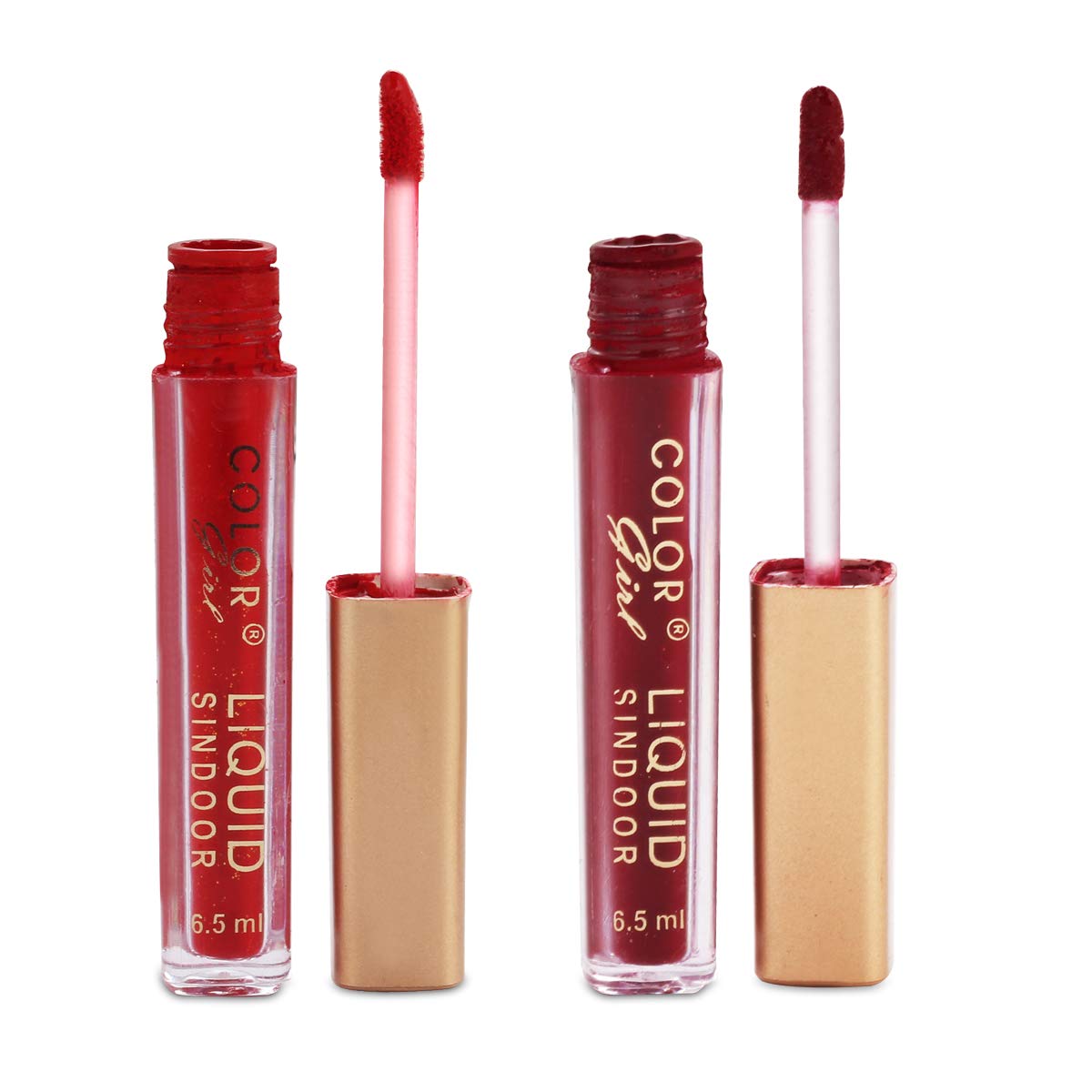 Color Girl Forever Love Liquid Sindoor Set of 2 - Red & Maroon Hindu Bridal Makeup for Weddings & Festivals | Traditional Indian Forehead Decoration