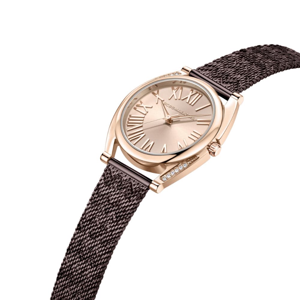 BCBGMAXAZRIA BAWLG2133902 Rose Gold Stainless Steel Women's Watch - Elegant & Durable Timepiece for Work, Parties & Everyday Wear
