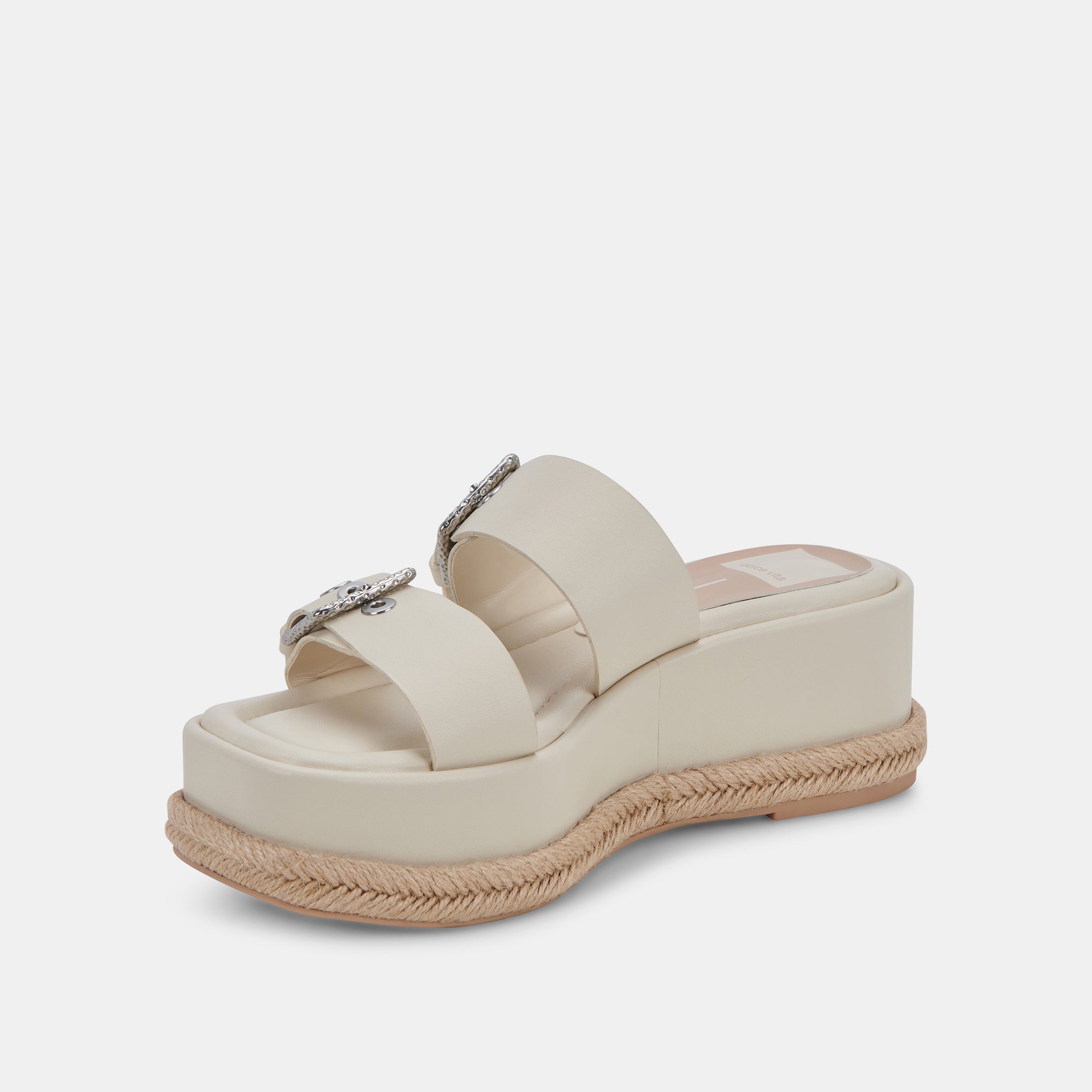 CANYON Women's Leather Sandals in Ivory - Comfortable & Stylish for Summer, Beach, and Casual Outings