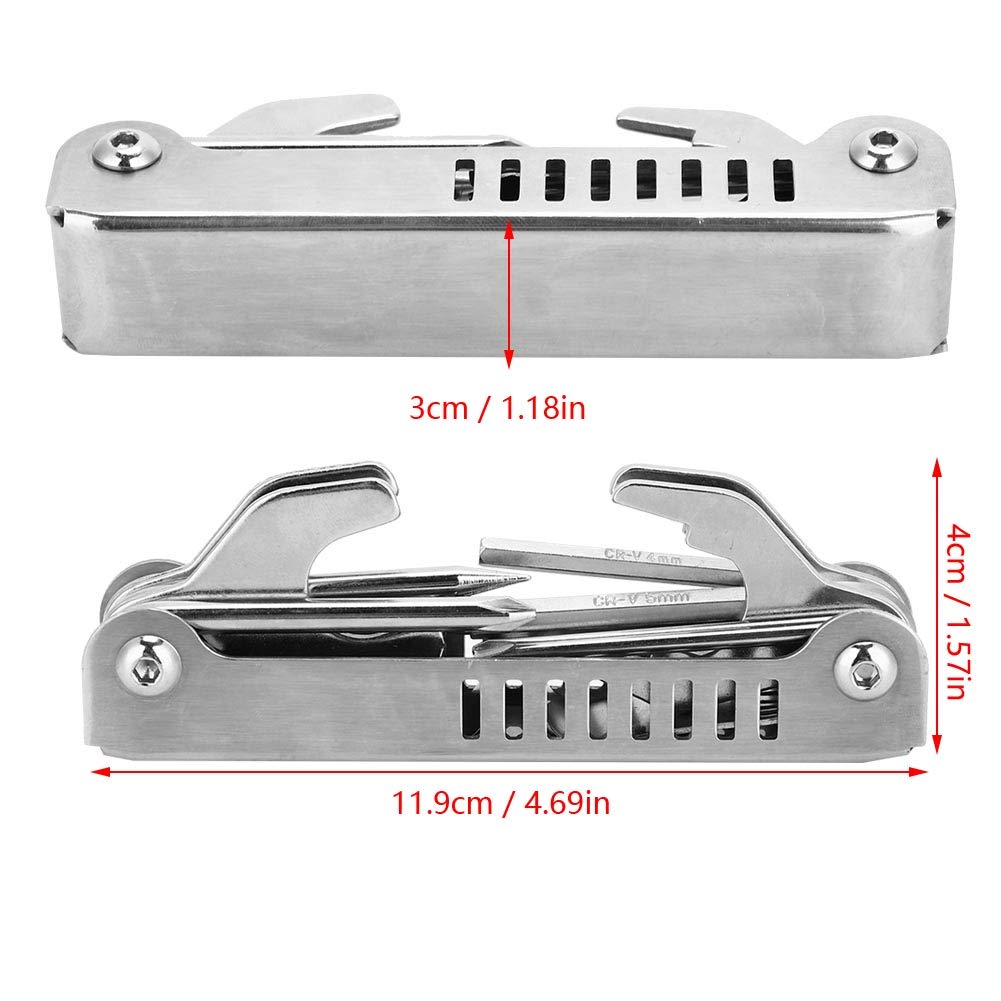 8-in-1 Diving Diver Tool Kit - Portable Folding Allen Key Wrench & Valve Repair Multi Tool for Scuba Gear Maintenance | Perfect for Underwater Equipment Repair, Dive Gear Servicing & Emergency Fixes