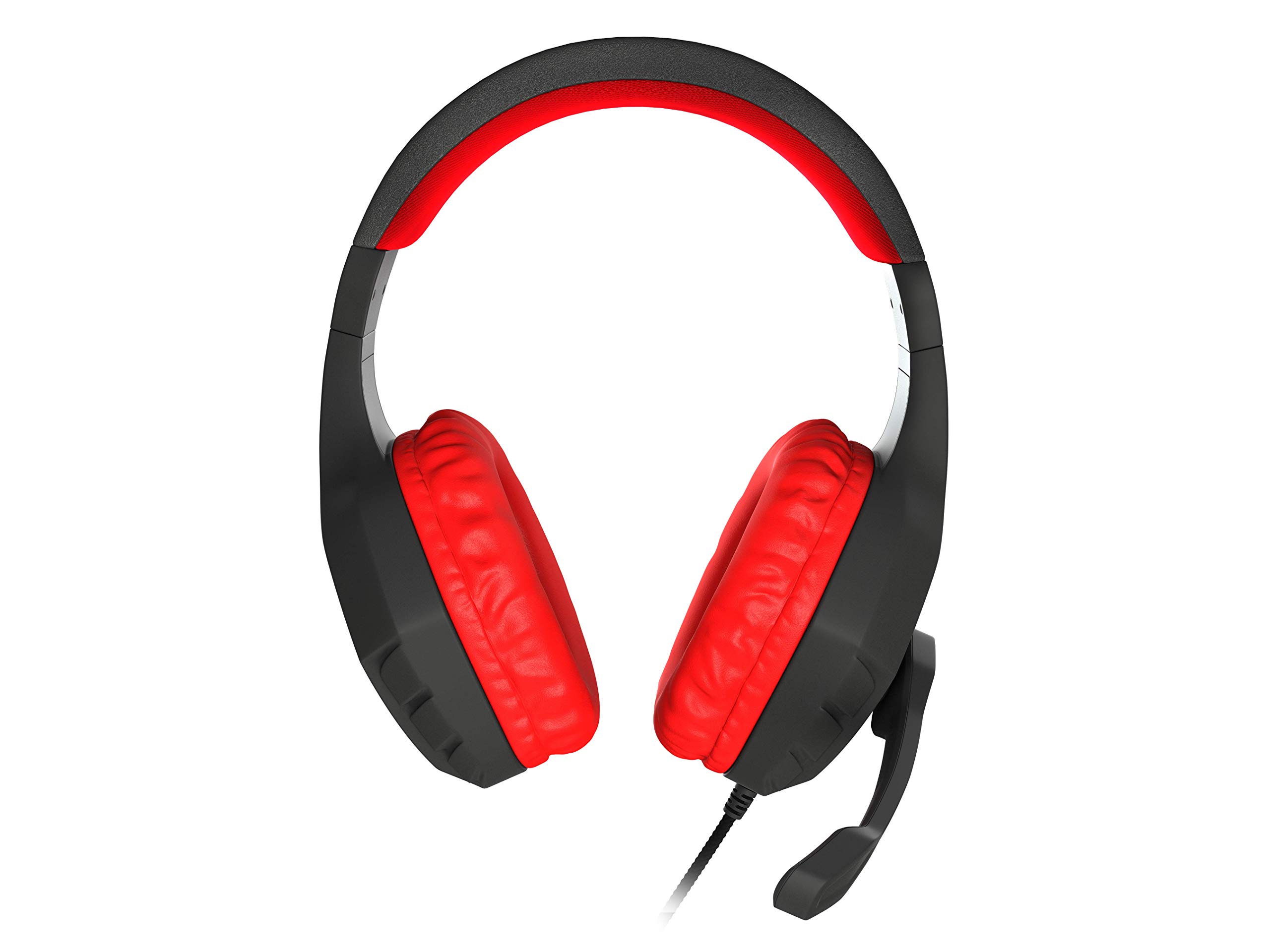 Argon Red 200 Gaming Headset with Noise-Canceling Microphone - 3.5mm Jack for PC, PS4, Xbox - Comfortable Over-Ear Headphones for Online Gaming & Streaming