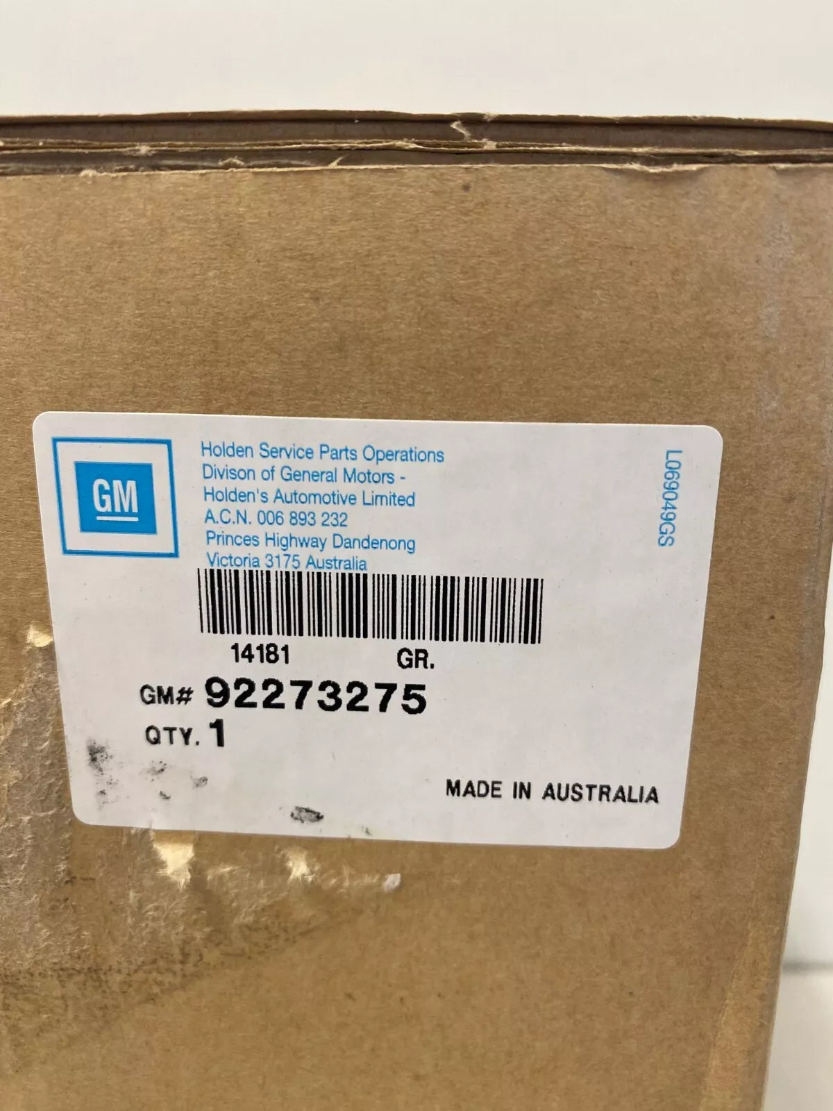 Genuine Holden Commodore VF WN Air Conditioning Evaporator Part #92273275 - Perfect for AC System Repair & Replacement
